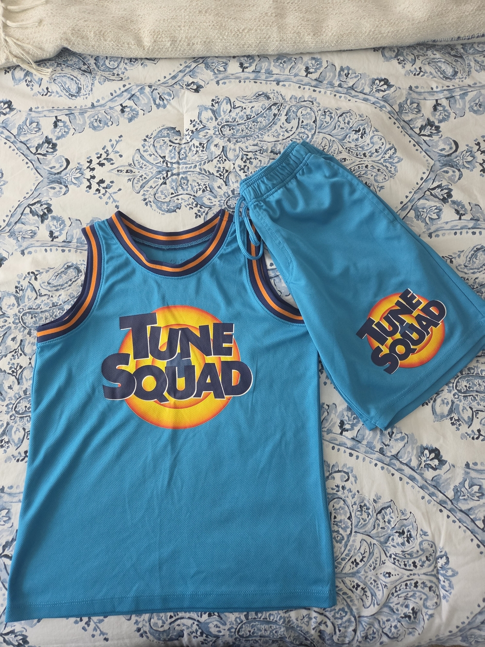 Tune Squad Kids Matching Set in Bright Teal